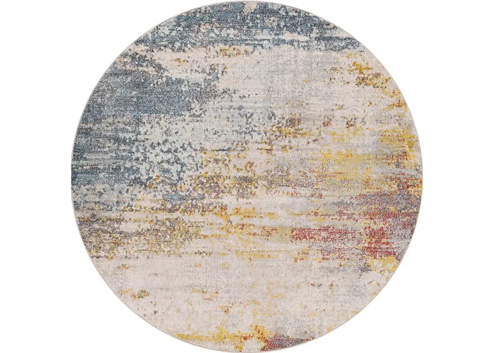 Gavien Cream 5'3 Round Rug