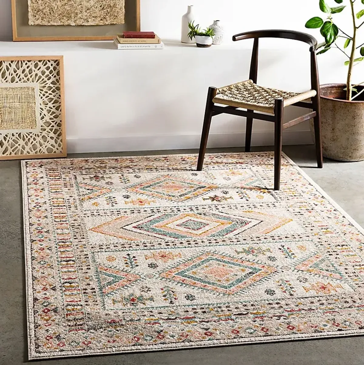 Aloria IV Beige 5'2 x 7' Rug