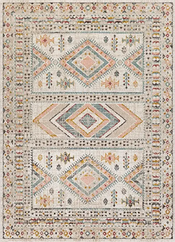 Aloria IV Beige 6'7 x 9' Rug