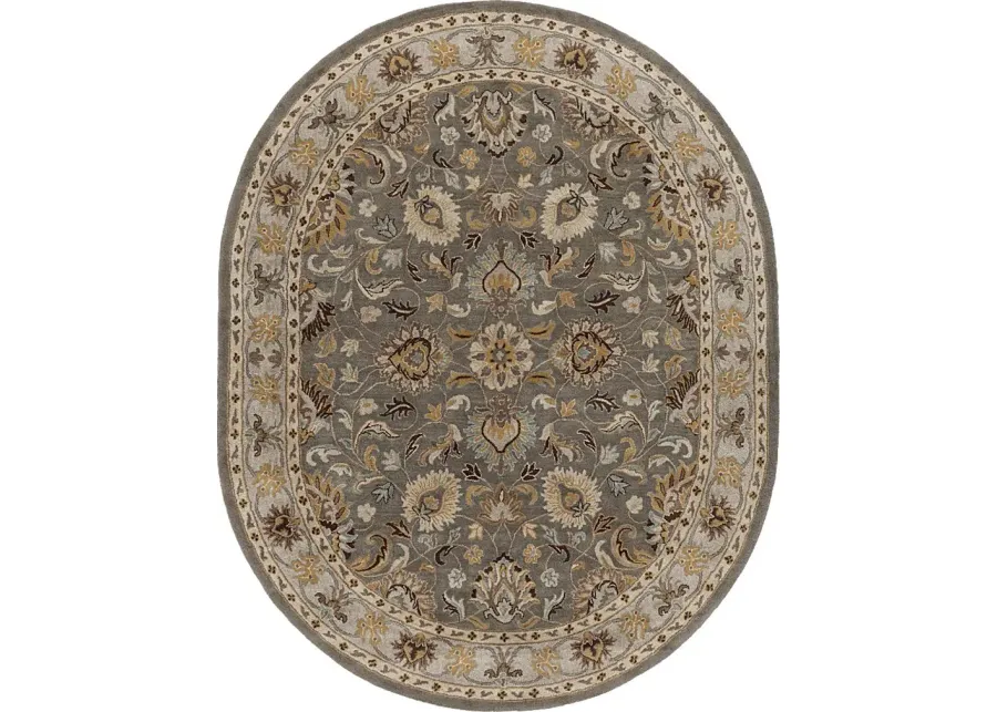 Belinera Brown 8' x 10' Oval Rug