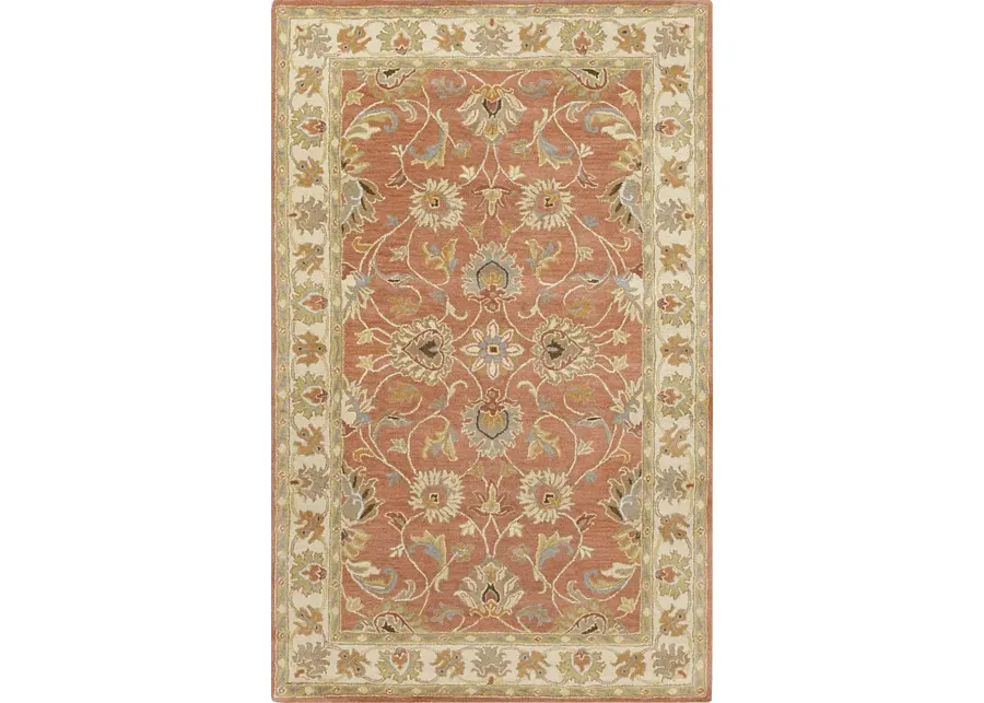 Belinera Orange 4' x 6' Rug