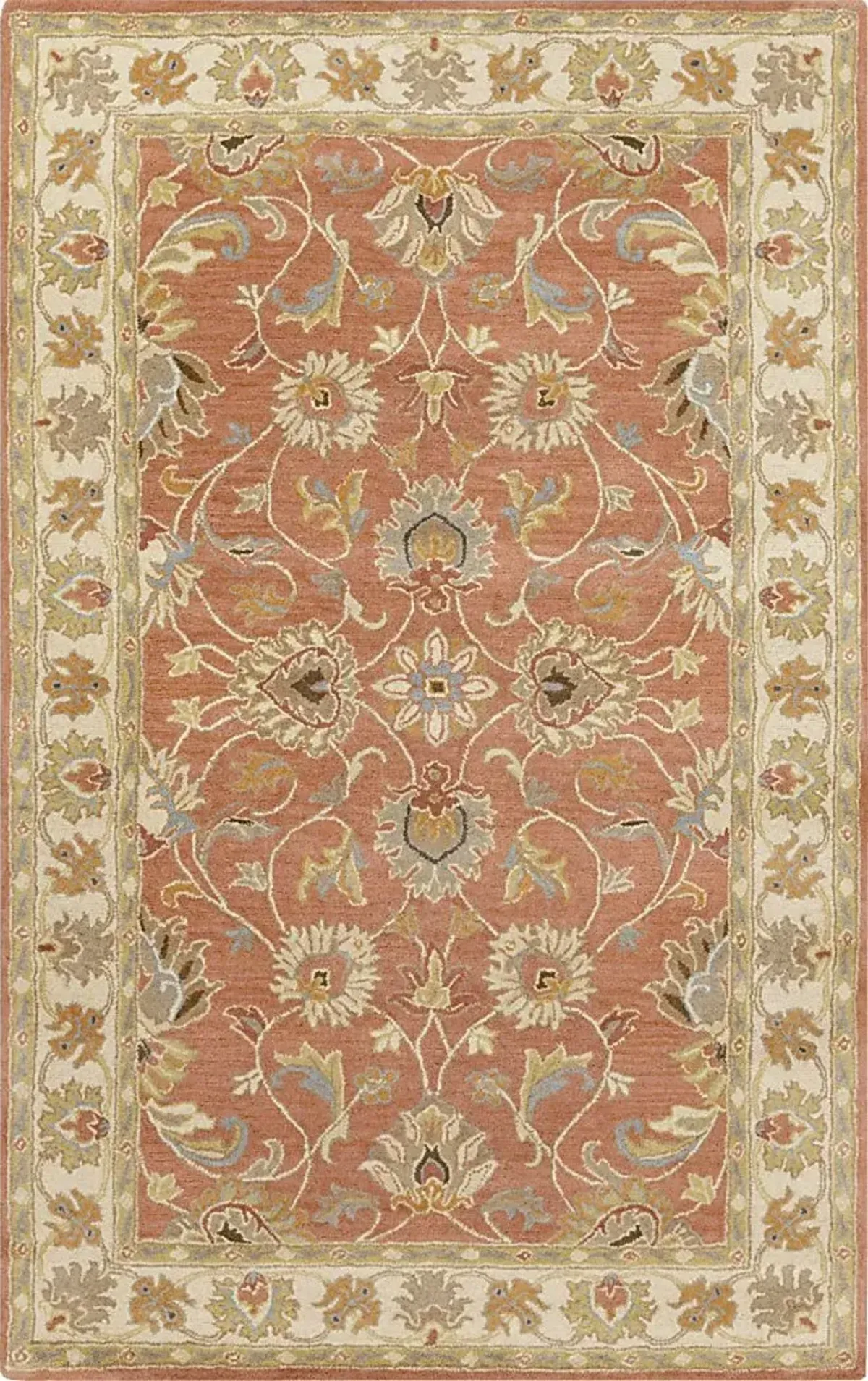 Belinera Orange 5' x 8' Rug