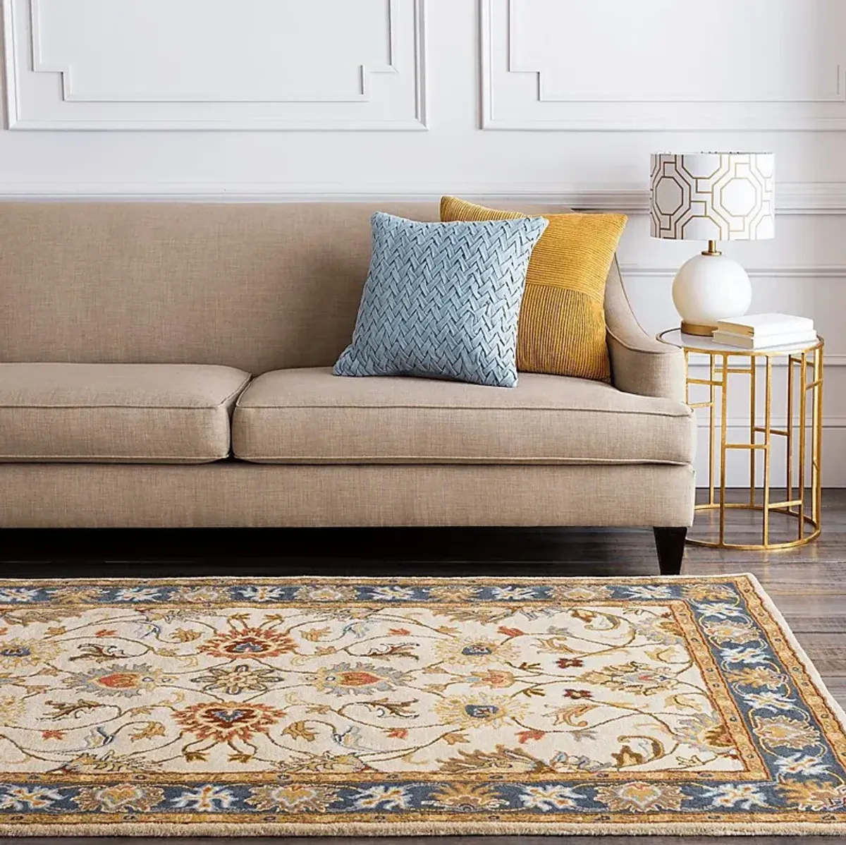 Belinera Beige 4' x 6' Rug