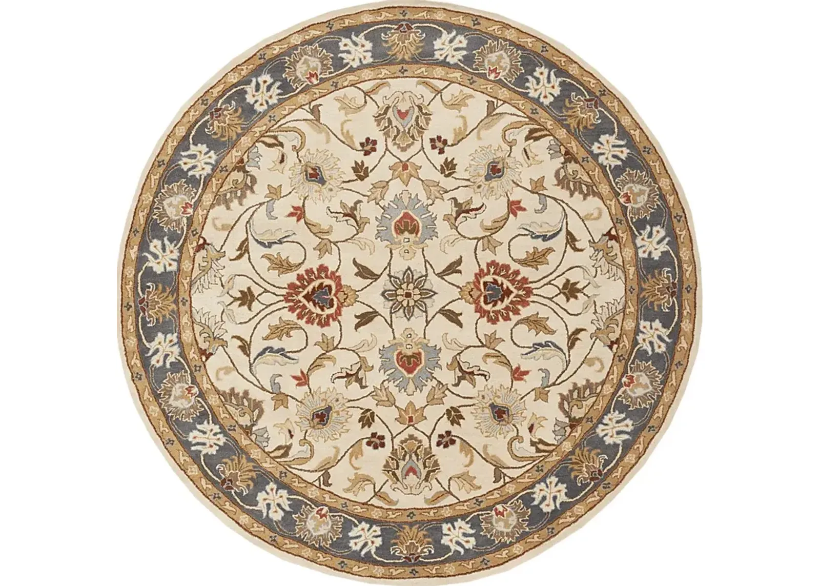 Belinera Beige 8' Round Rug