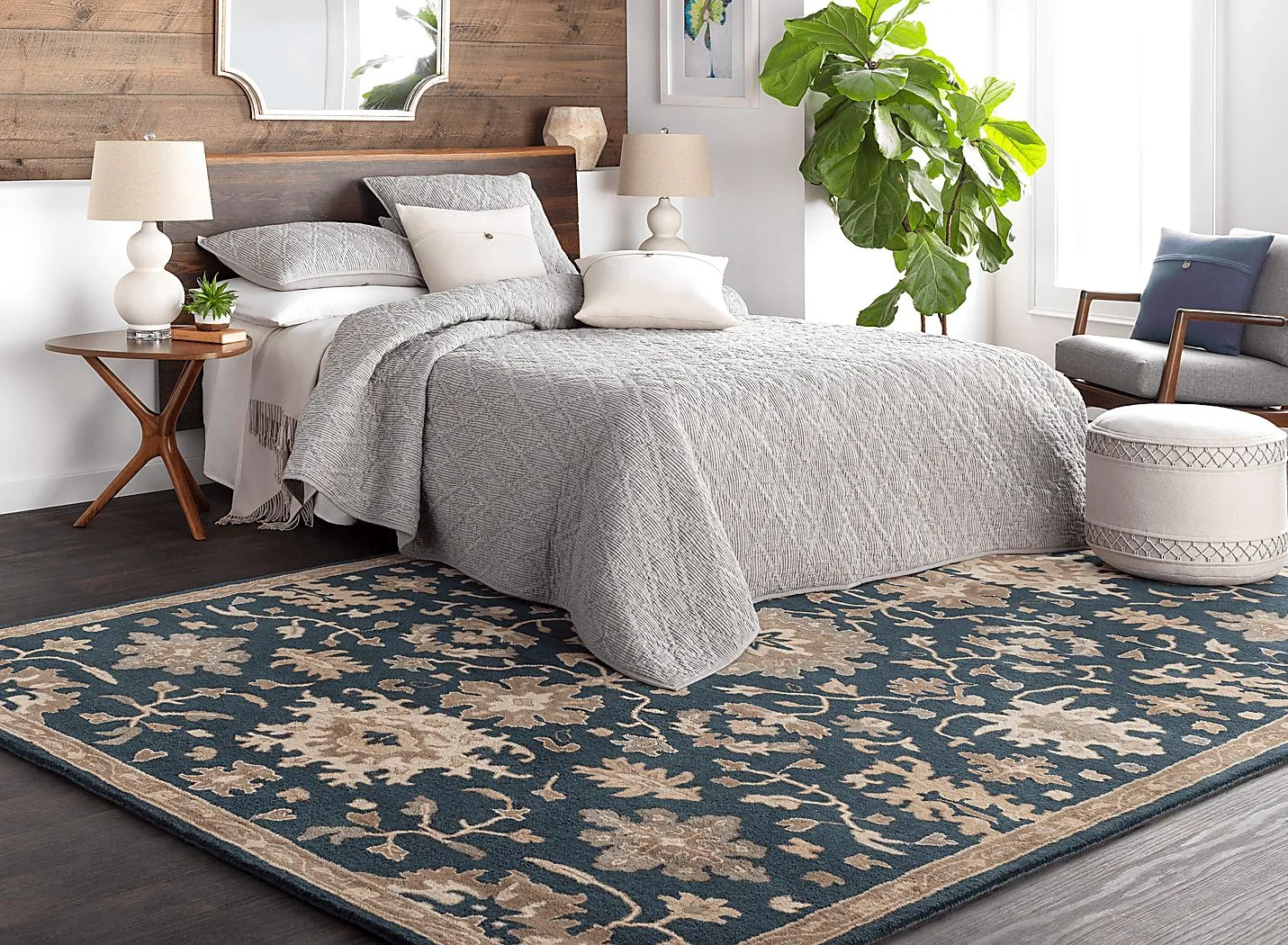 Belinera IV Navy 4' x 6' Rug