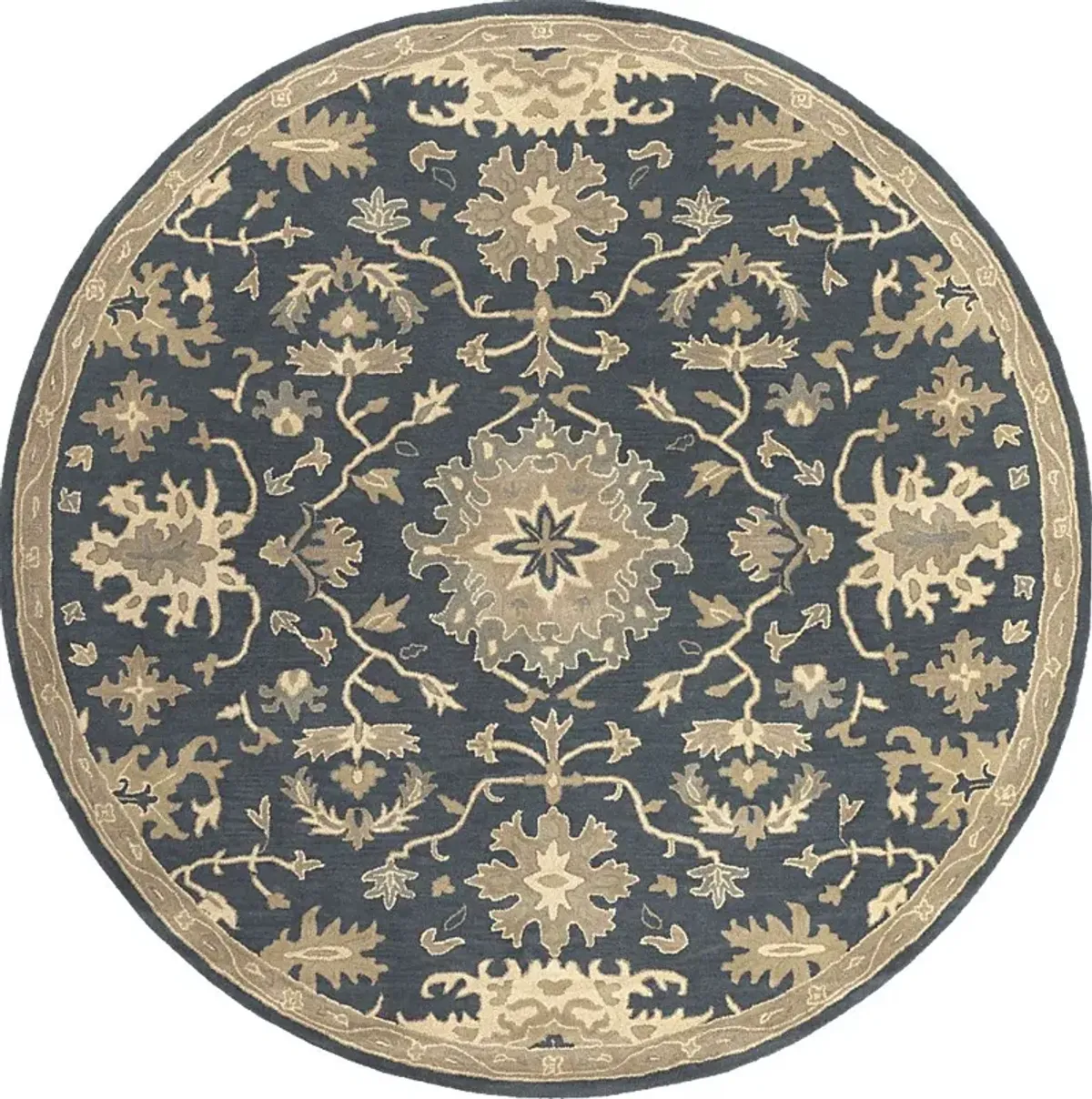 Belinera IV Navy 4' Round Rug