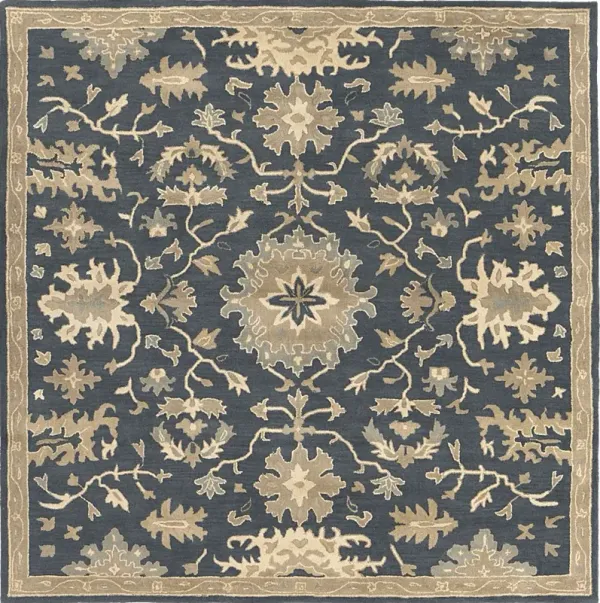 Belinera IV Navy 4' Square Rug