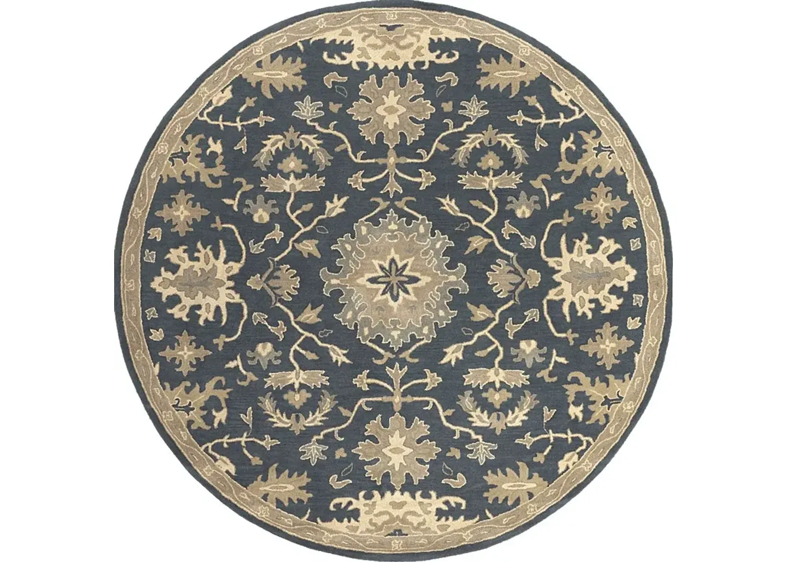 Belinera IV Navy 6' Round Rug