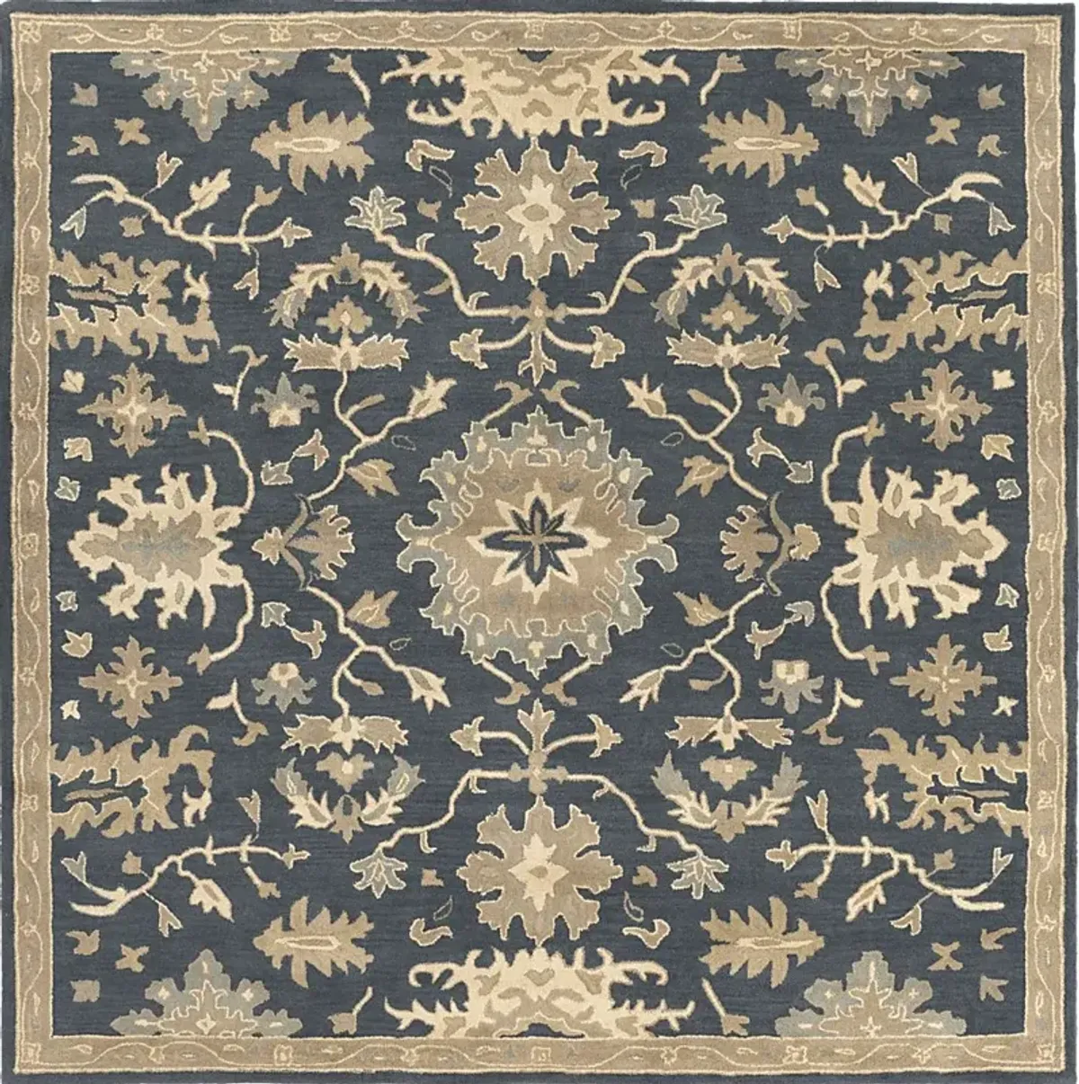 Belinera IV Navy 6' Square Rug
