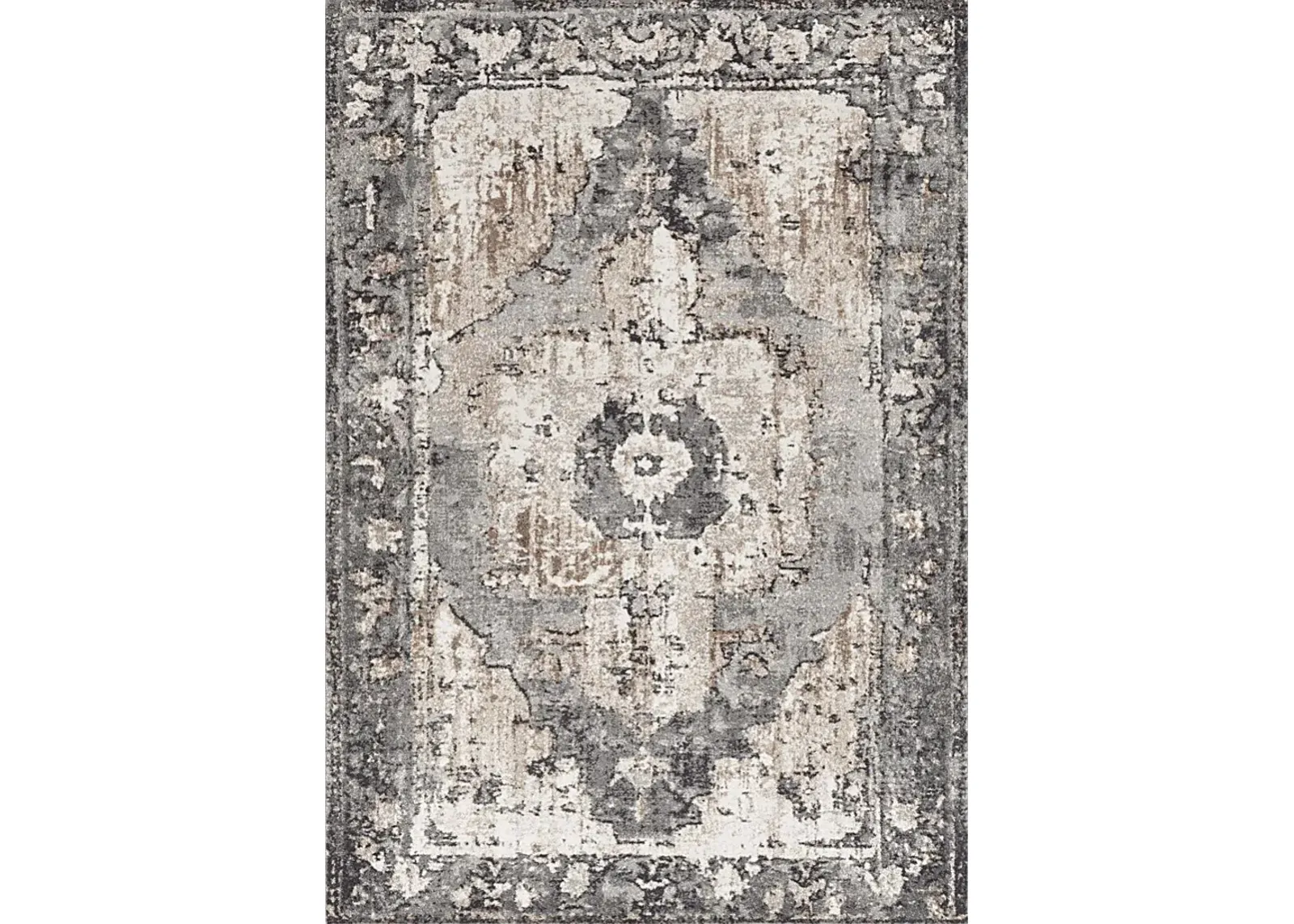 Elseina I Charcoal 4'7 x 5'7 Rug