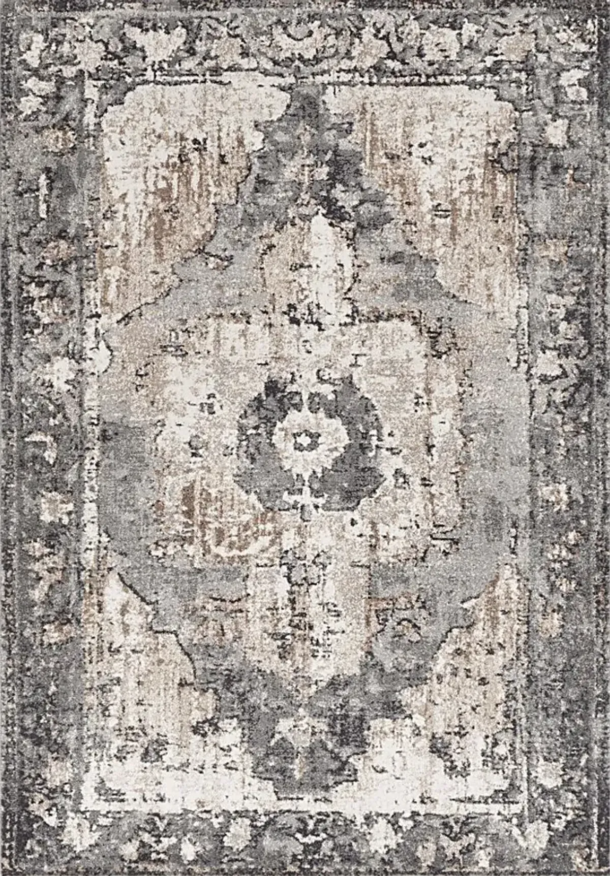 Elseina I Charcoal 4'7 x 5'7 Rug