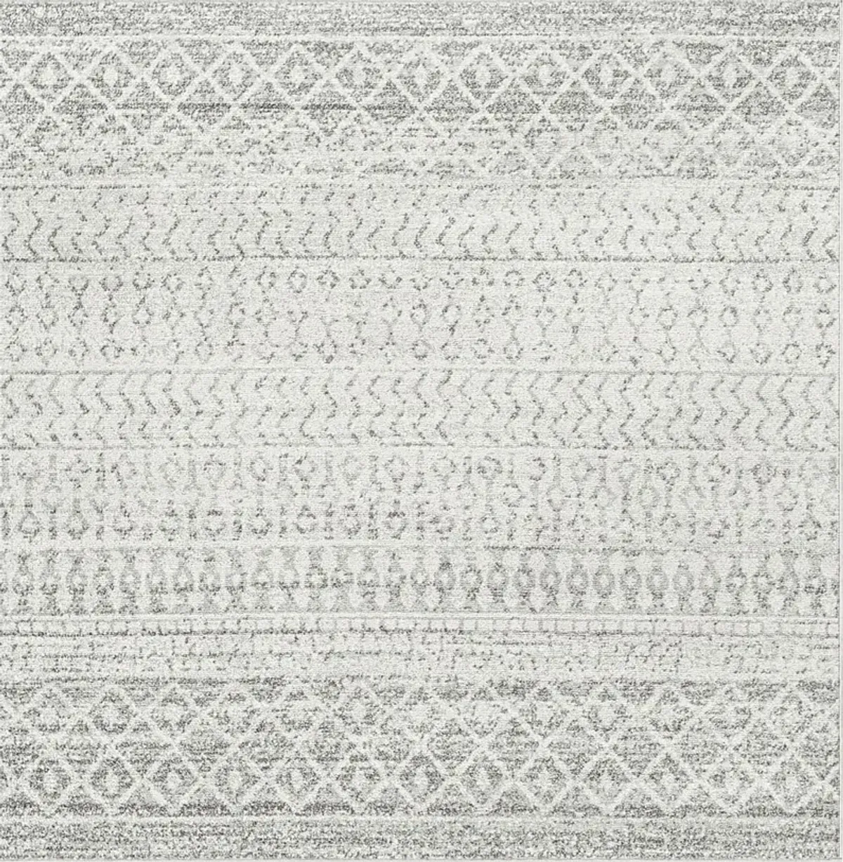 Chelsina I Light Gray 4' Square Rug