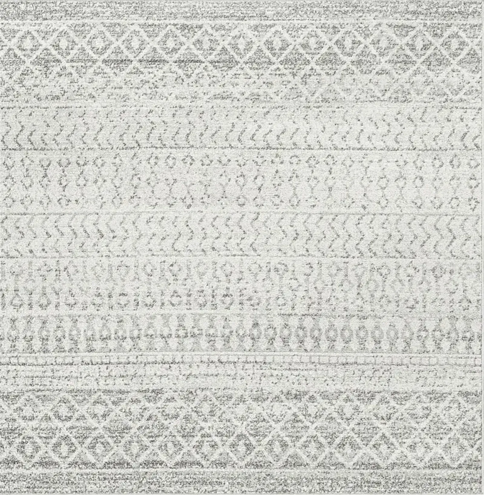 Chelsina I Light Gray 4' Square Rug