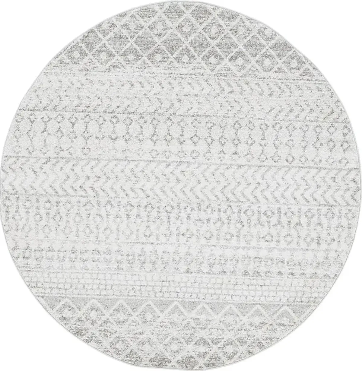 Chelsina I Light Gray 6' Round Rug