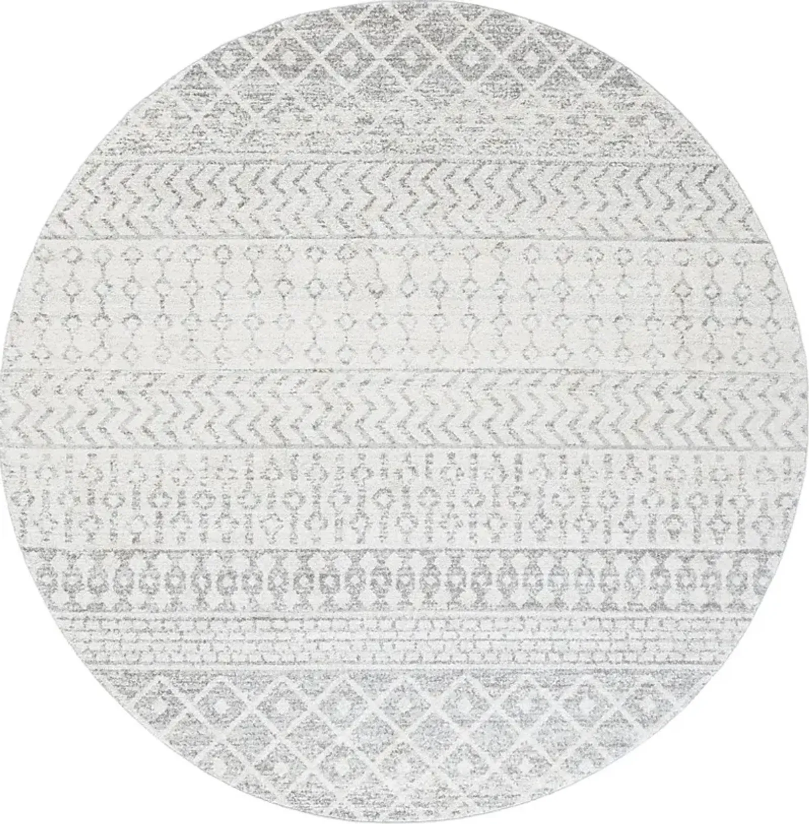 Chelsina I Light Gray 7'10 Round Rug