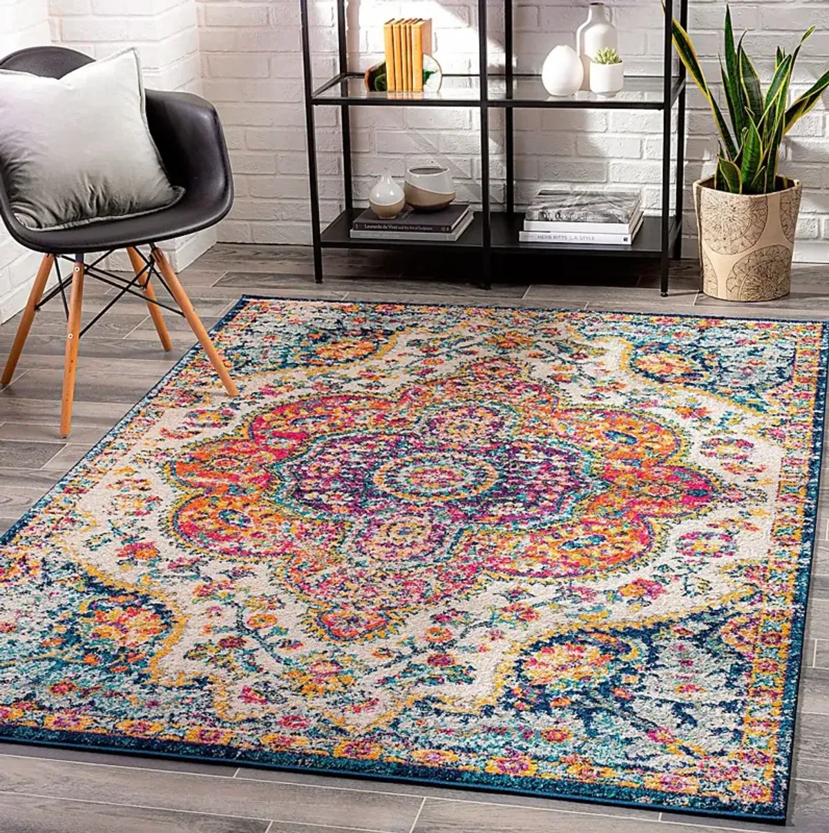 Chelsina II Multi 6'7 x 9' Rug