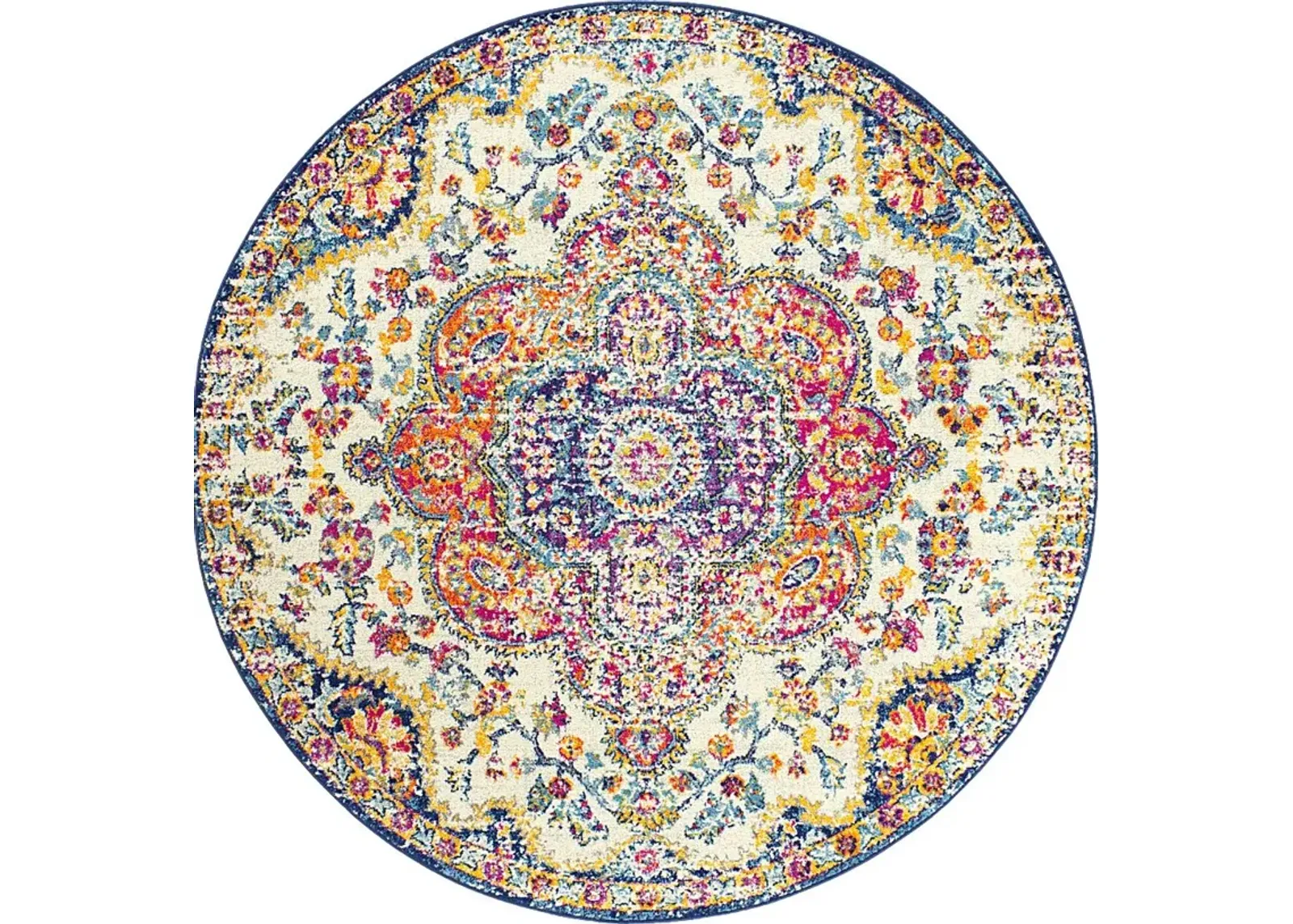 Chelsina II Multi 6'7 Round Rug