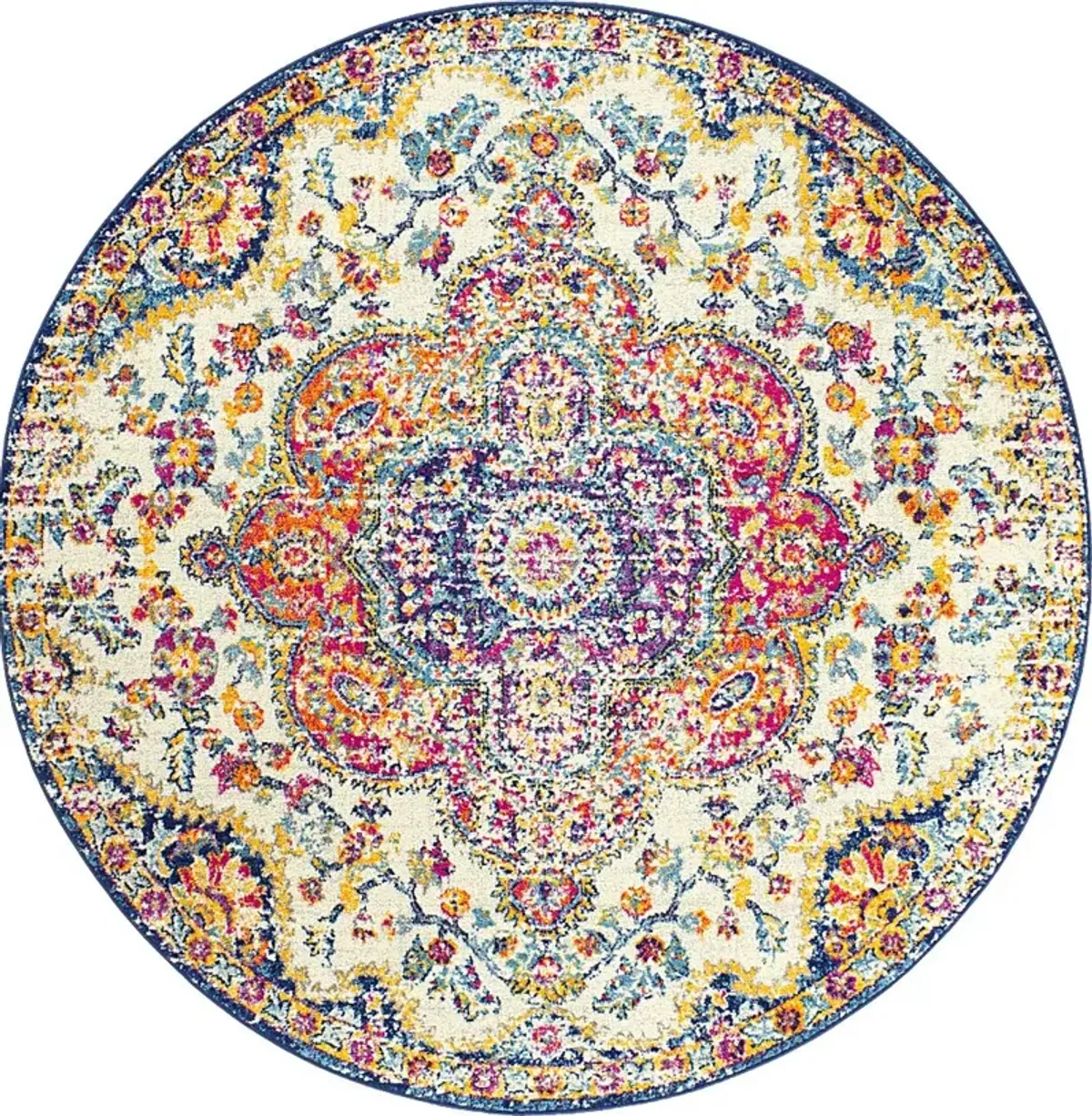 Chelsina II Multi 6'7 Round Rug