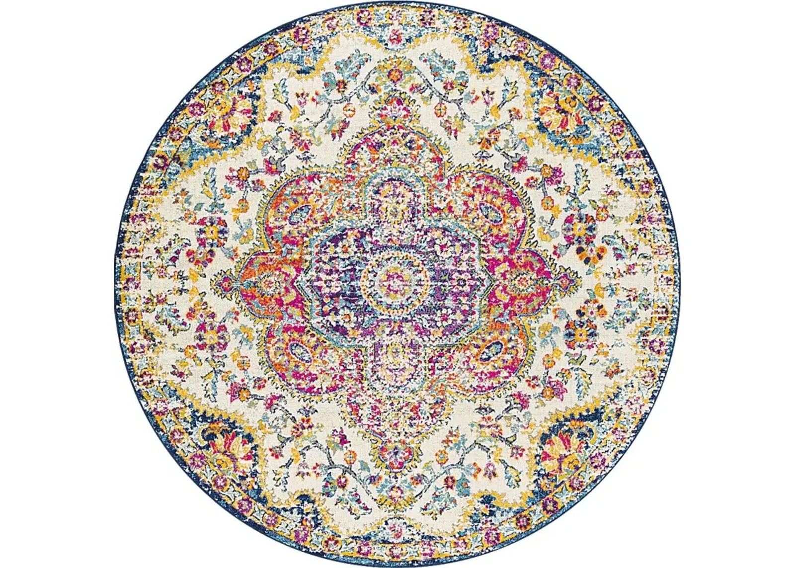 Chelsina II Multi 7'10 Round Rug