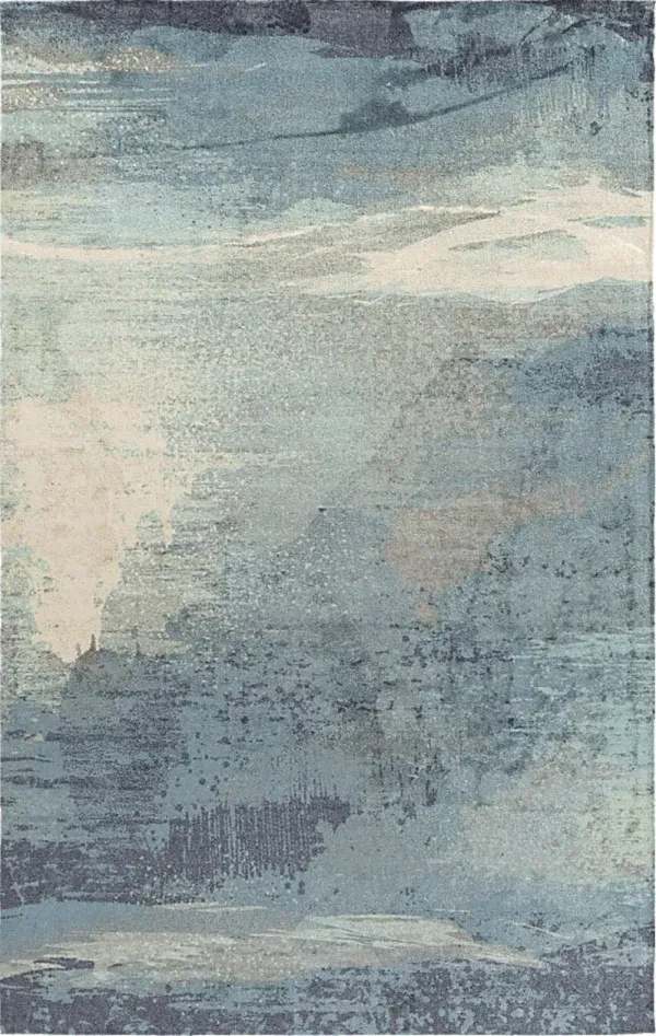 Florines Blue 5' x 7'6 Rug