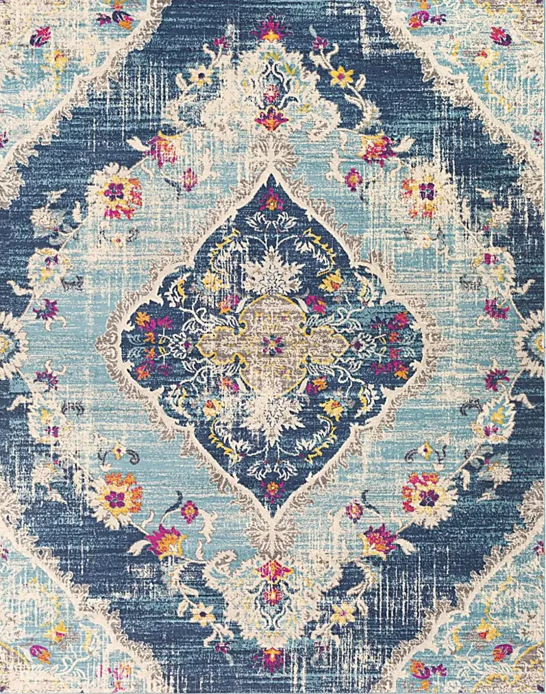 Loransa I Blue 7'10 x 10' Rug