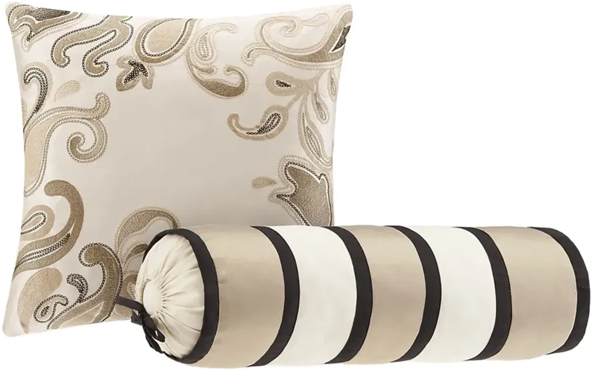 Wellesy Black 12 Pc King Comforter Set