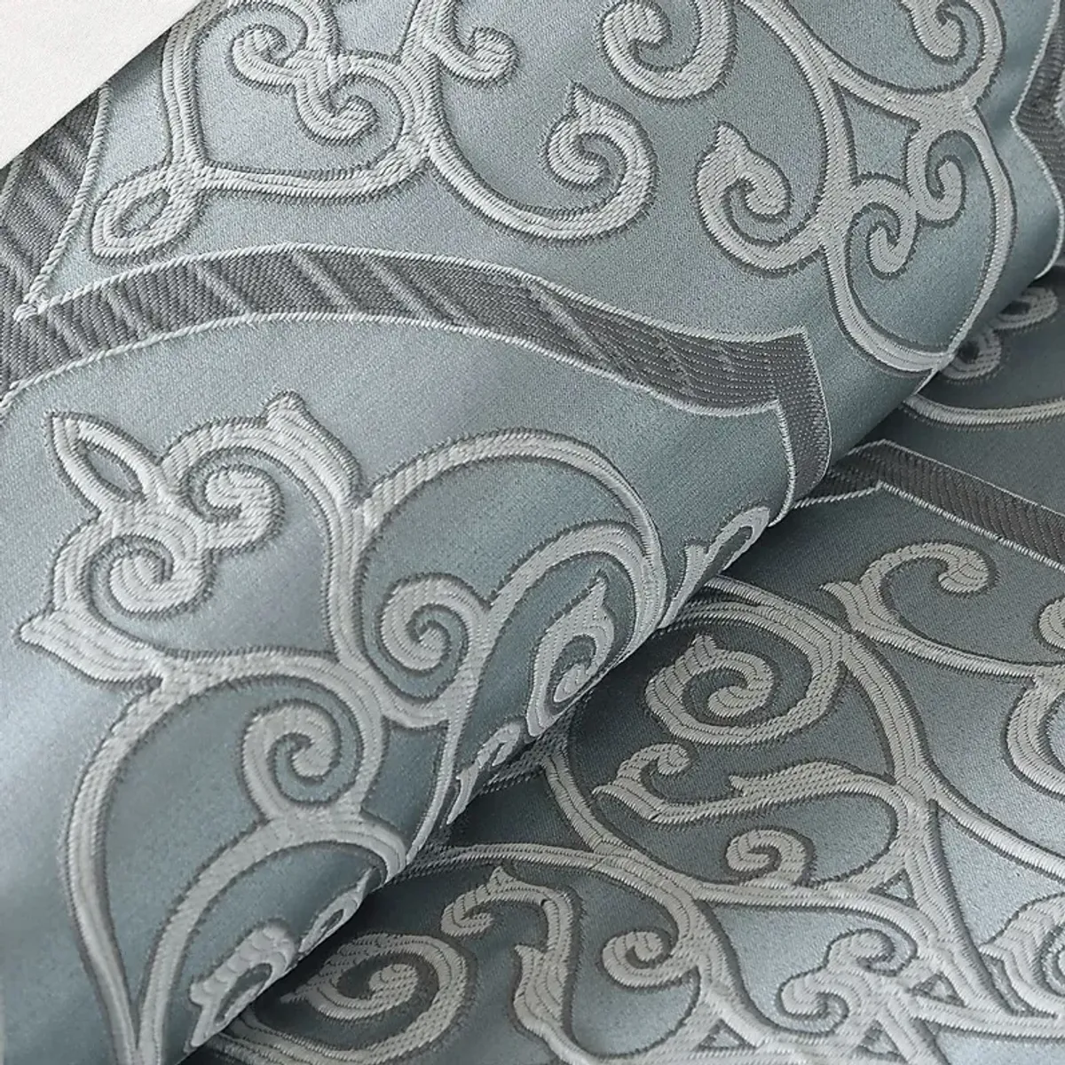 Brerard Blue 12 Pc Queen Comforter Set