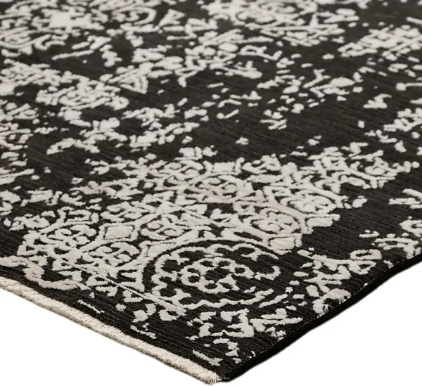Kilbourne Black 3' x 5' Rug