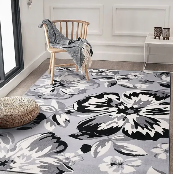 Iselana I Gray 7'6 x 9'5 Rug