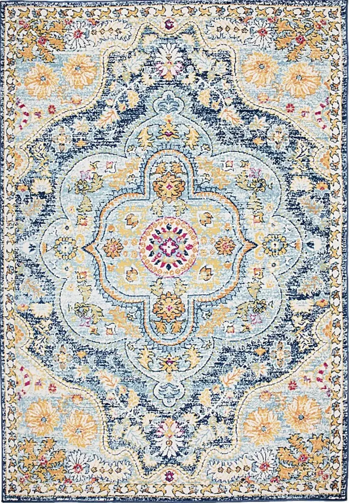 Fayian Navy 5' x 7' Rug