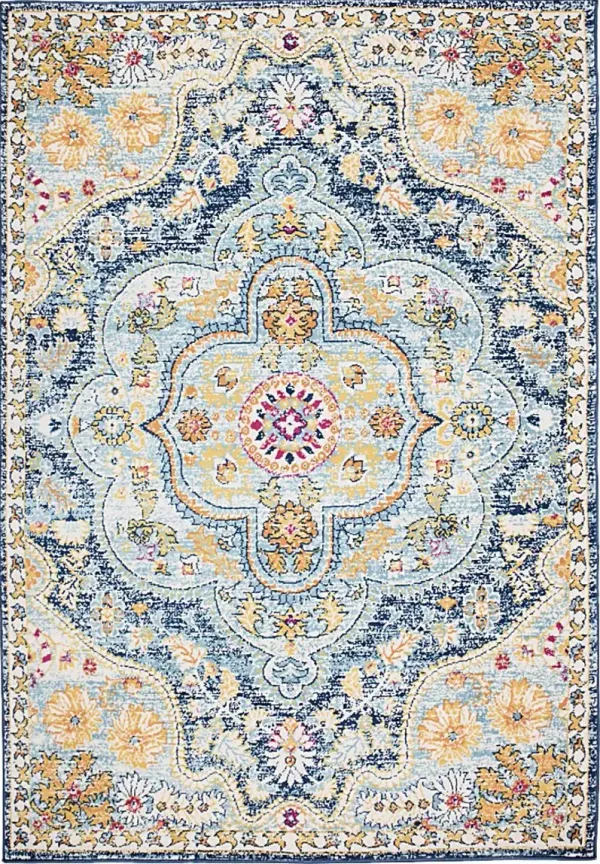 Fayian Navy 7'10 x 10' Rug