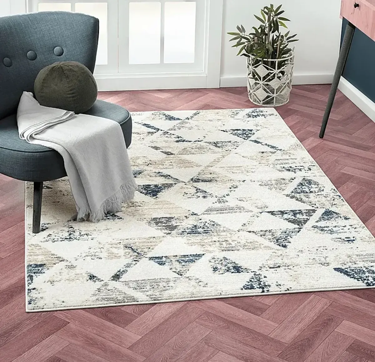 Brookleeds Beige 7'9 x 9'9 Rug