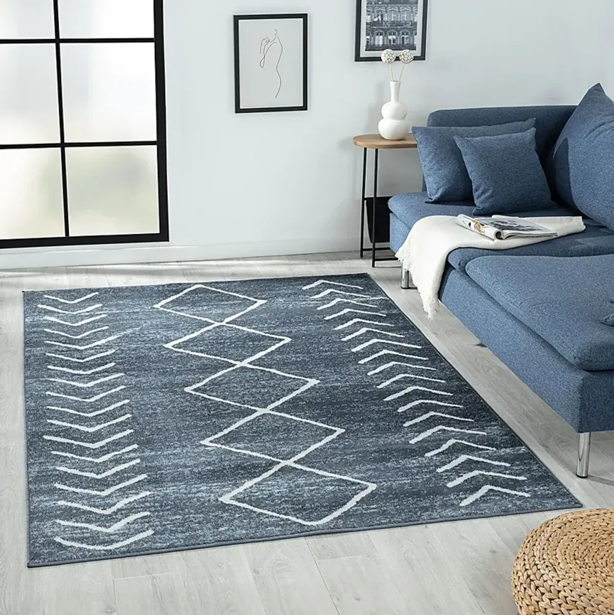 Annendale Blue 5' x 7' Rug