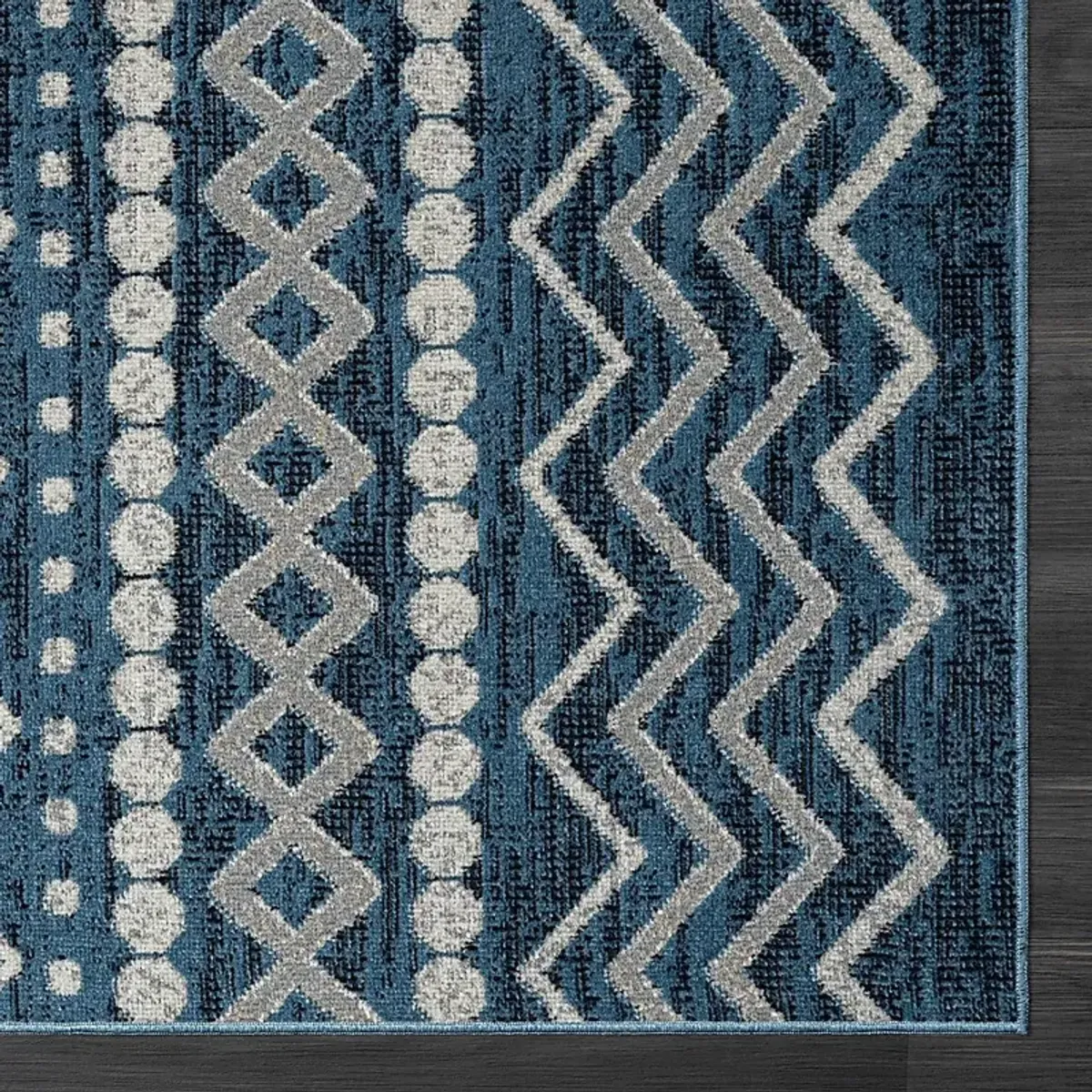 Belpine Navy 5' x 7' Rug