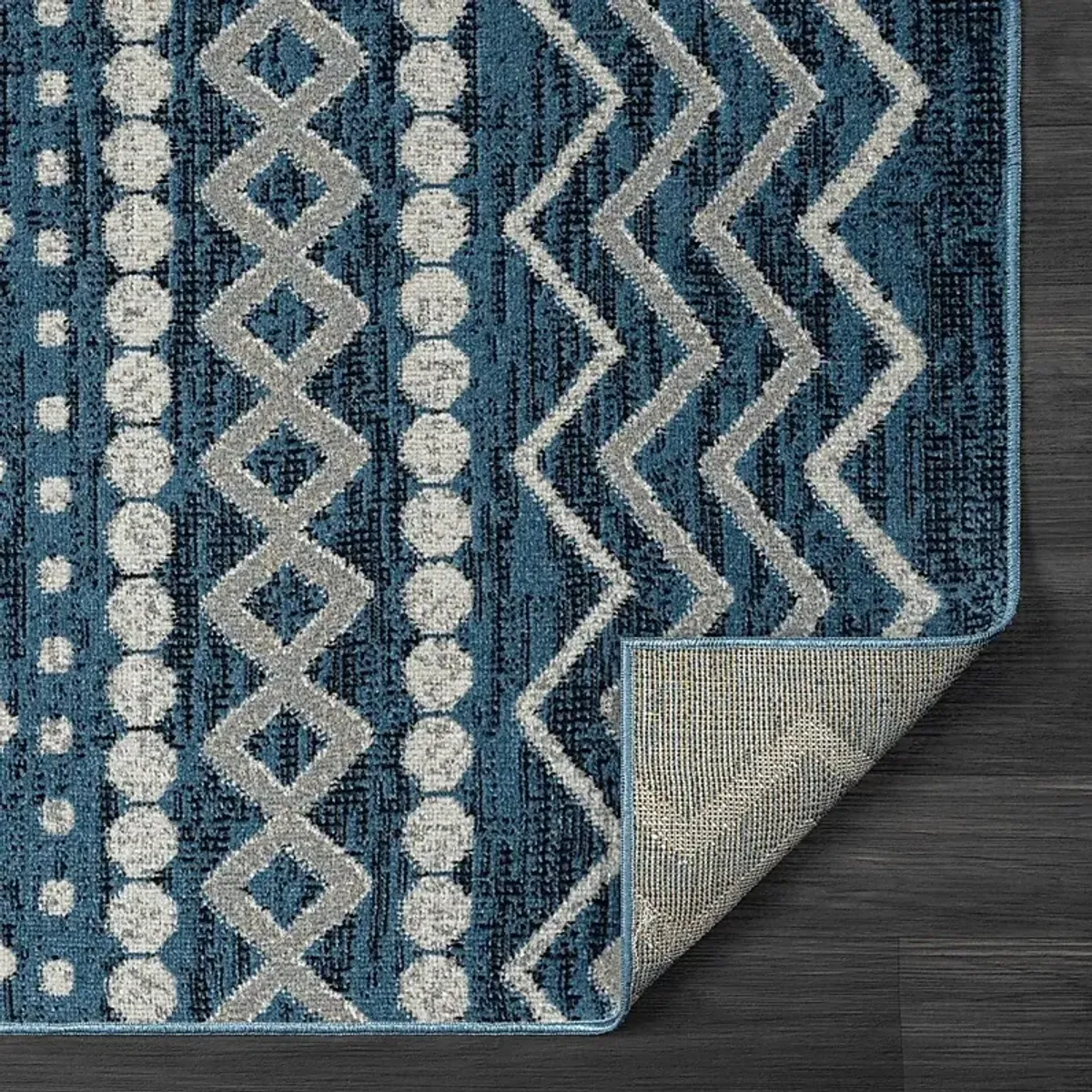 Belpine Navy 5' x 7' Rug