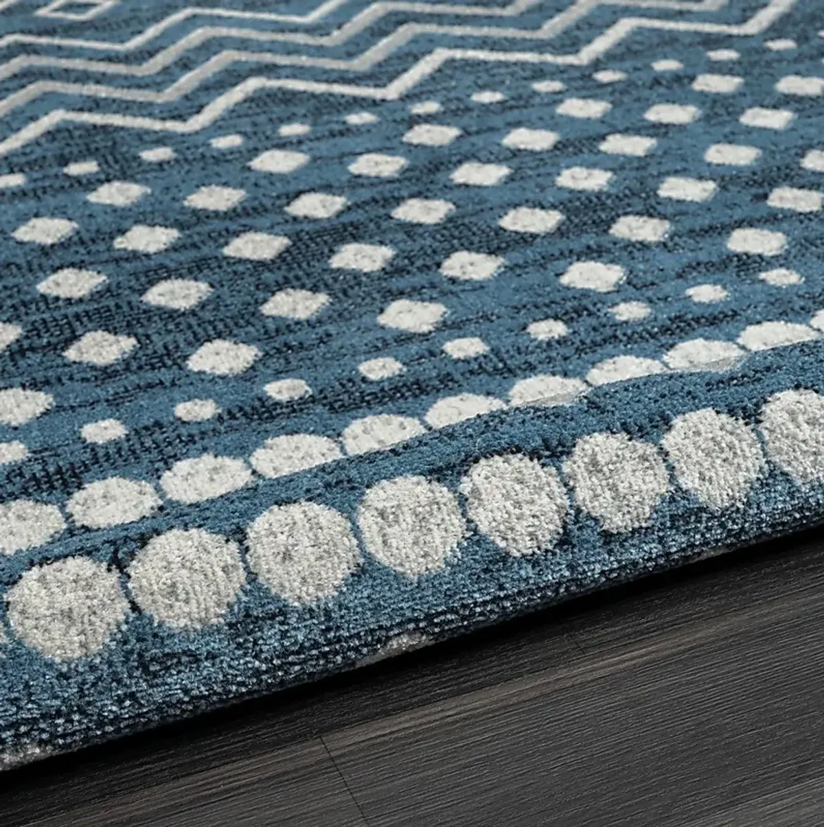 Belpine Navy 5' x 7' Rug