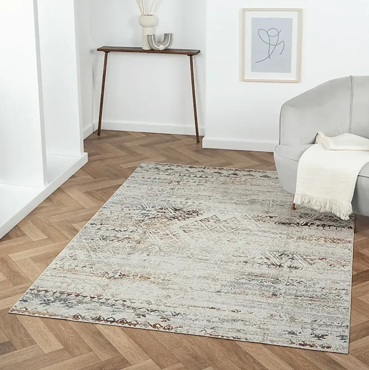 Gumwood Gray 7'9 x 9'9 Rug