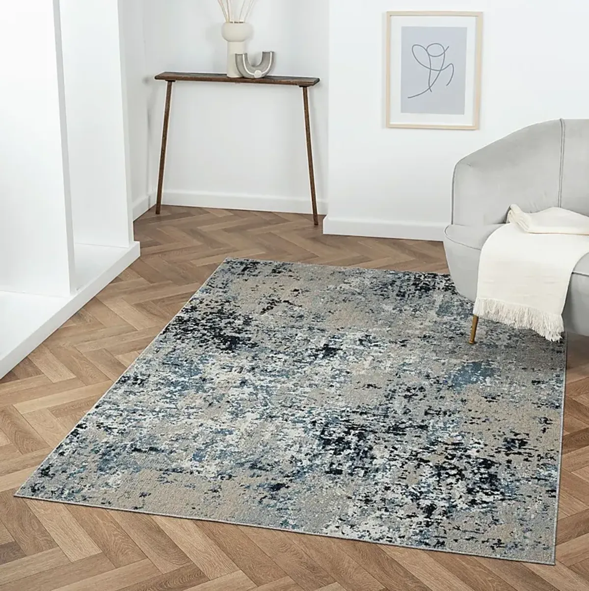 Havenhill Blue 5' x 7' Rug