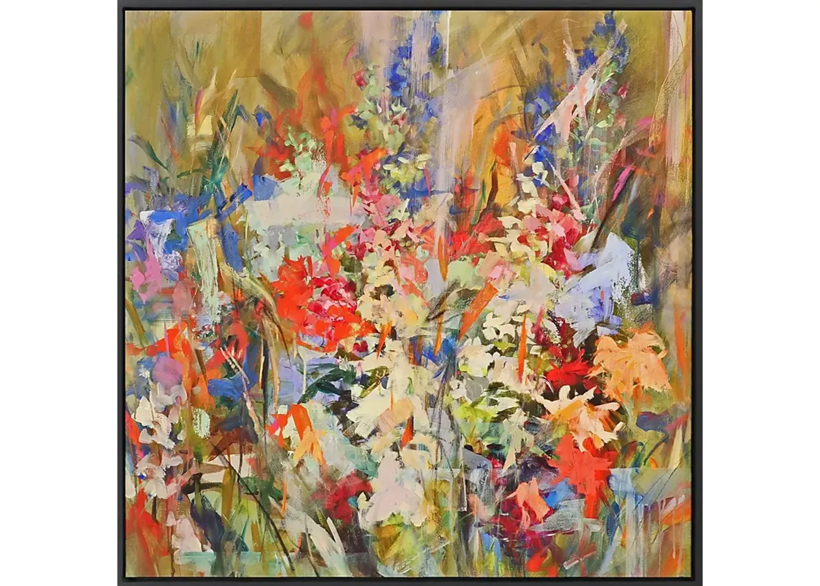 Field Of Flowers Framed Artwork