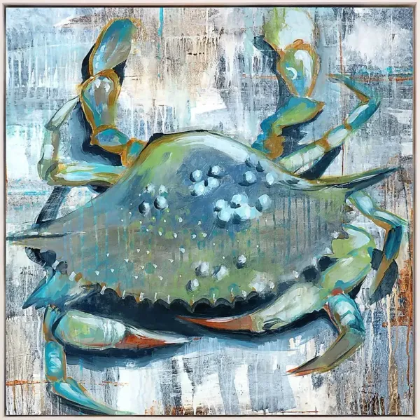 Under the Sea Blue Framed Artwork