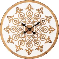 Tollington White Wall Clock
