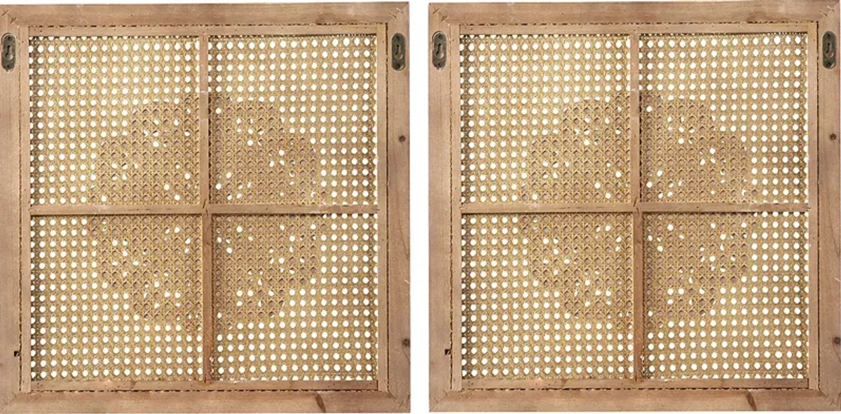 Clyborn Natural Wall Decor, Set of 2