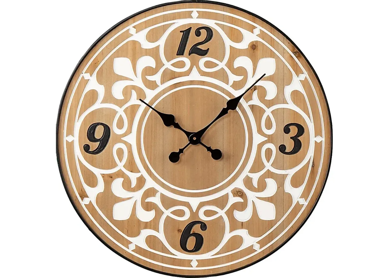 Biddstone Natural Wall Clock