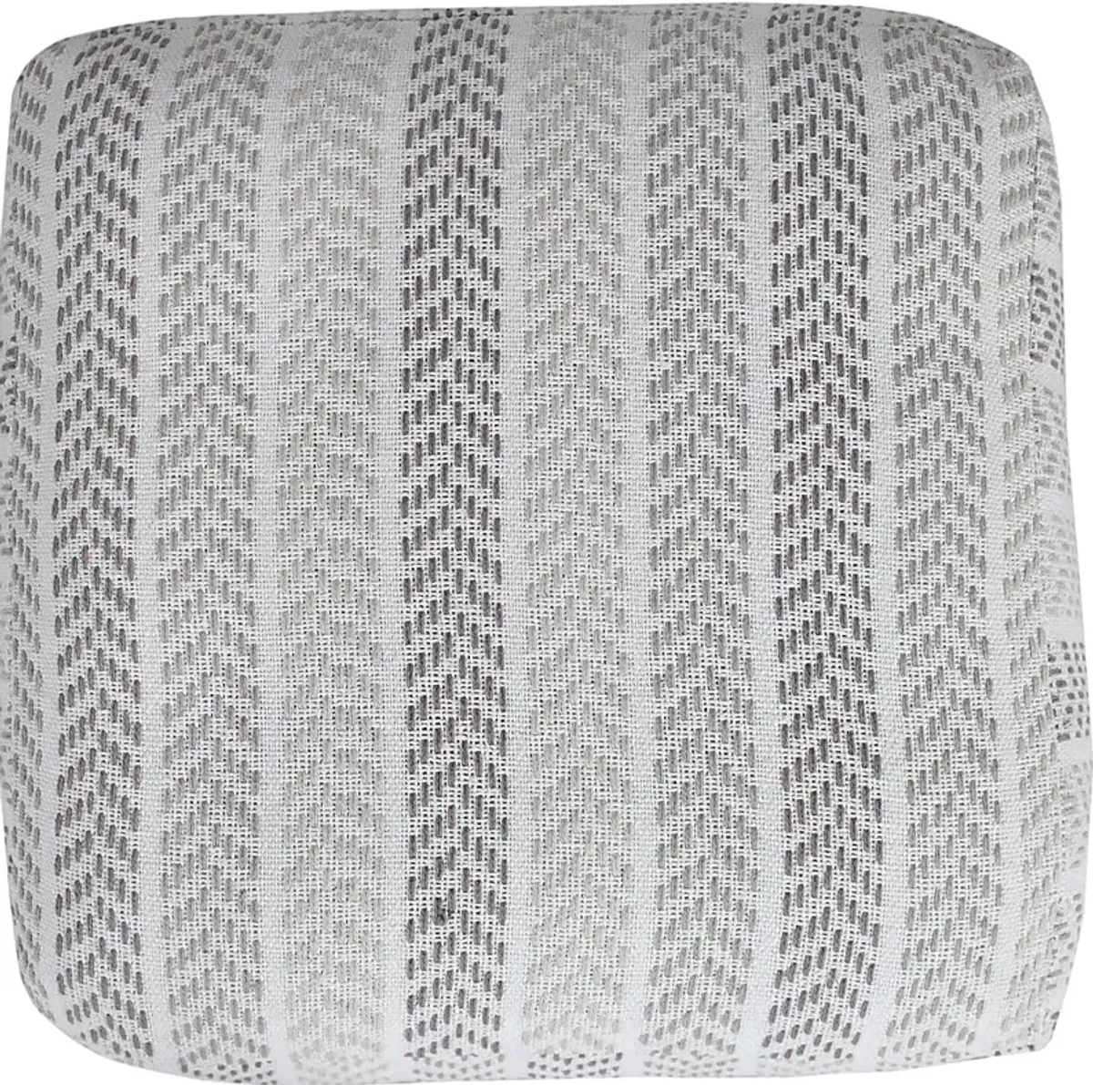 Istarie Light Gray Pouf