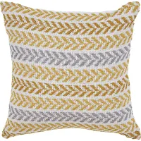 Istarie Yellow Throw Pillow