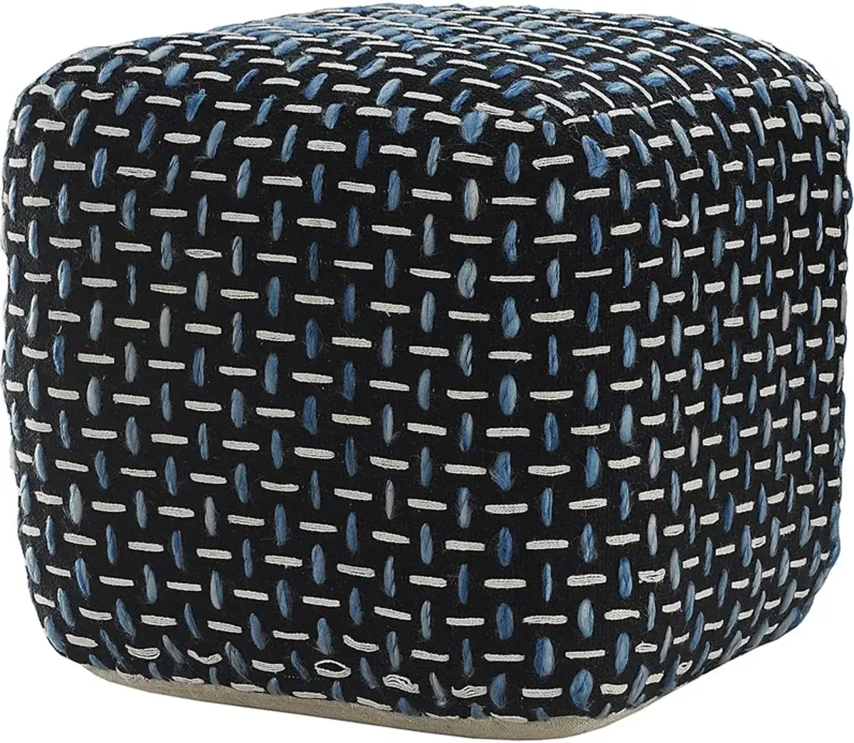 Abanela Blue Pouf