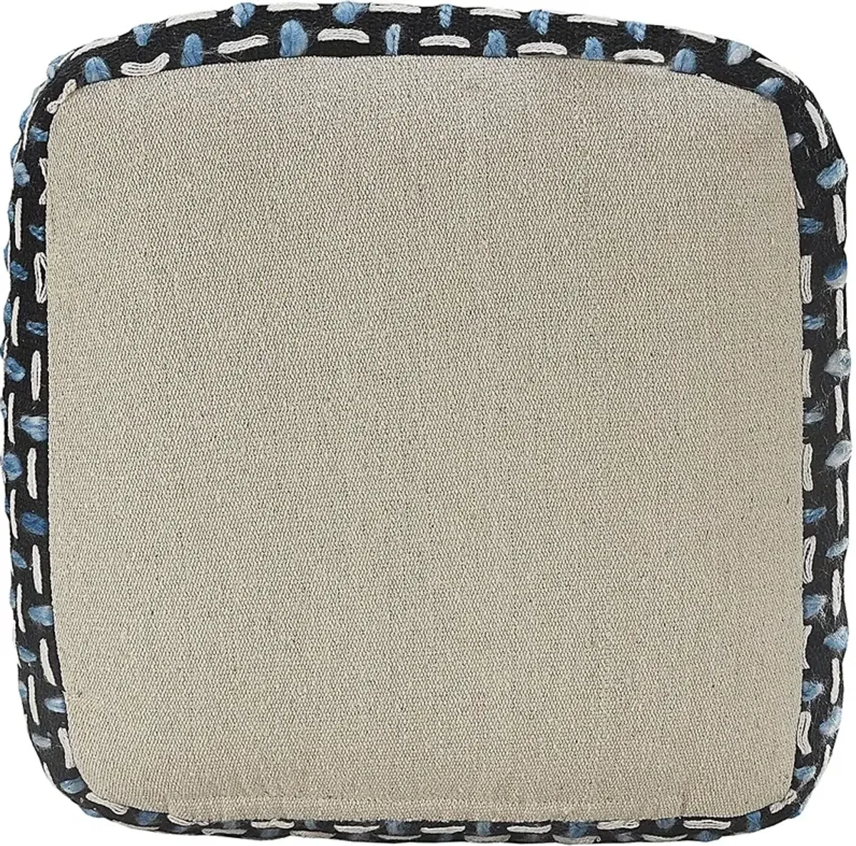 Abanela Blue Pouf