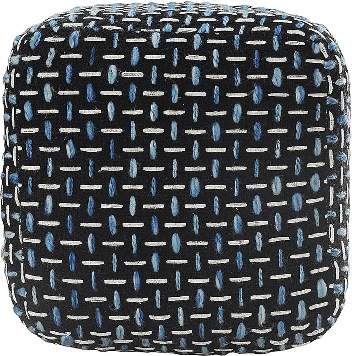 Abanela Blue Pouf