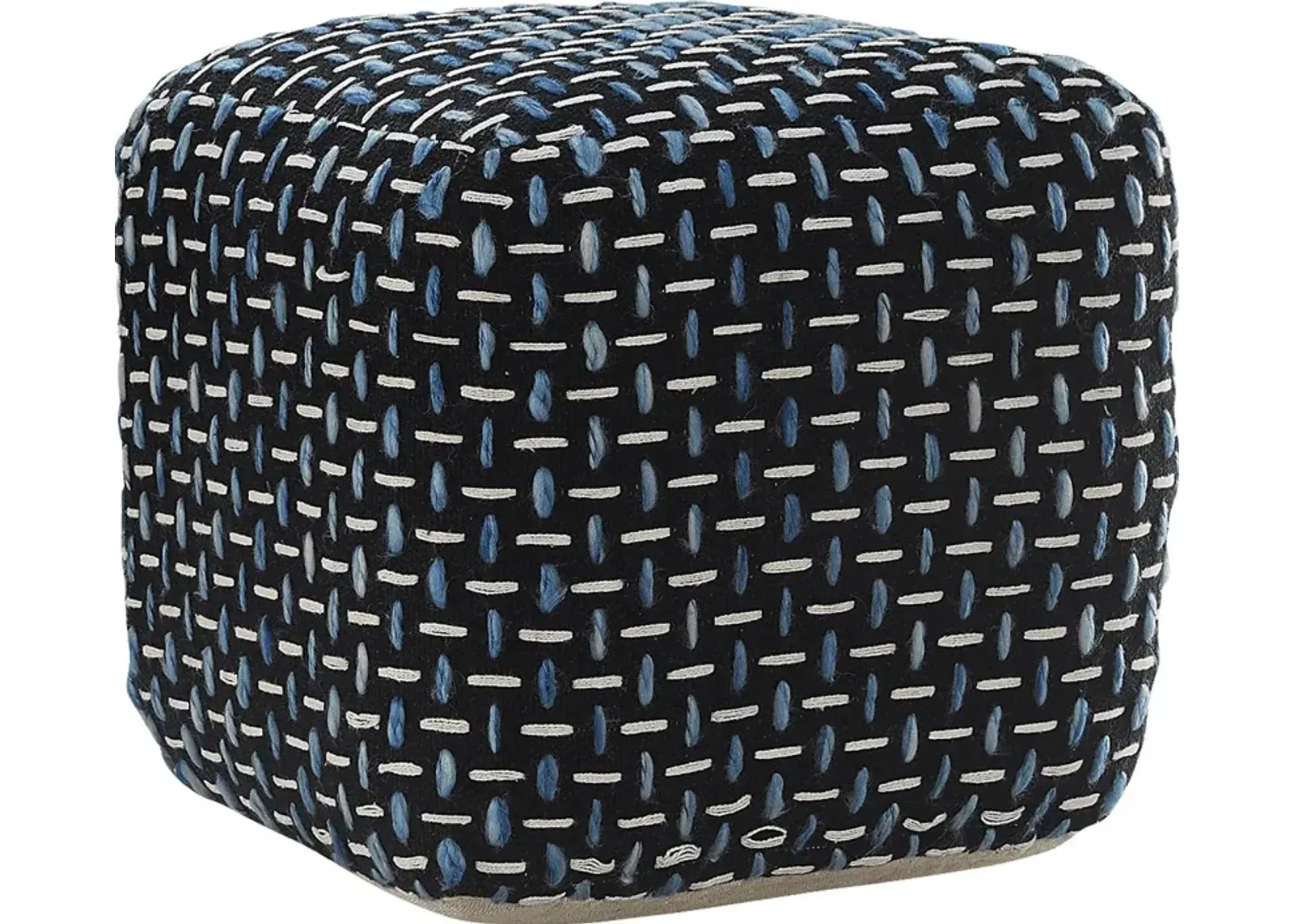 Abanela Blue Pouf