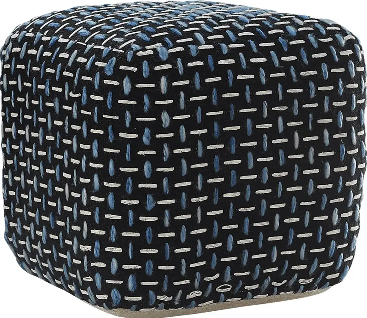 Abanela Blue Pouf